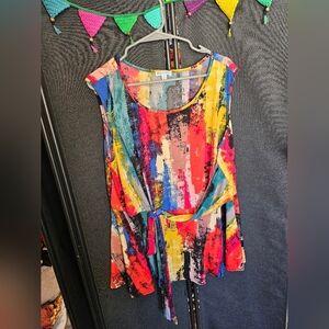 NorthStyle Multicolor Abstract Women's Blouse ❤️💛💙💚🩷🖤